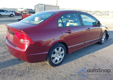 2006 Honda Civic Lx из США, поврежденный, VIN 1HGFA16566L094992